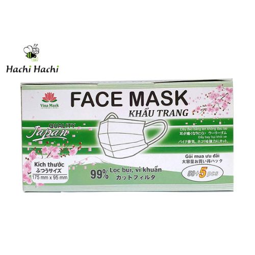 Khẩu trang Y Tế Face Mask 3 lớp 55 cái