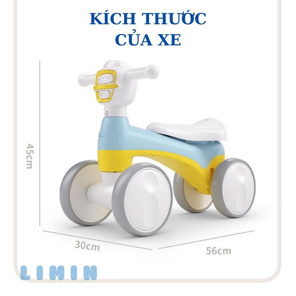 Xe chòi chân cho bé từ 1 đến 3 tuồi có đèn có nhạc, mẫu mới 2023, đủ 3 màu cho bé, hàng loại 1 cao cấp