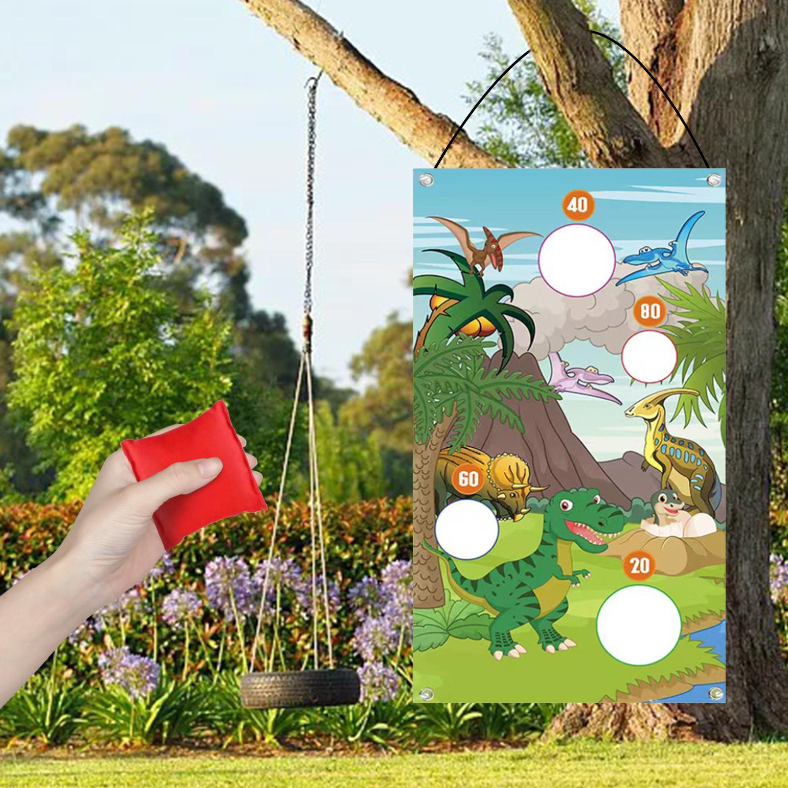 Dinosaur Children Bag Throwing Game Supplies Party Favors Toys for Gifts