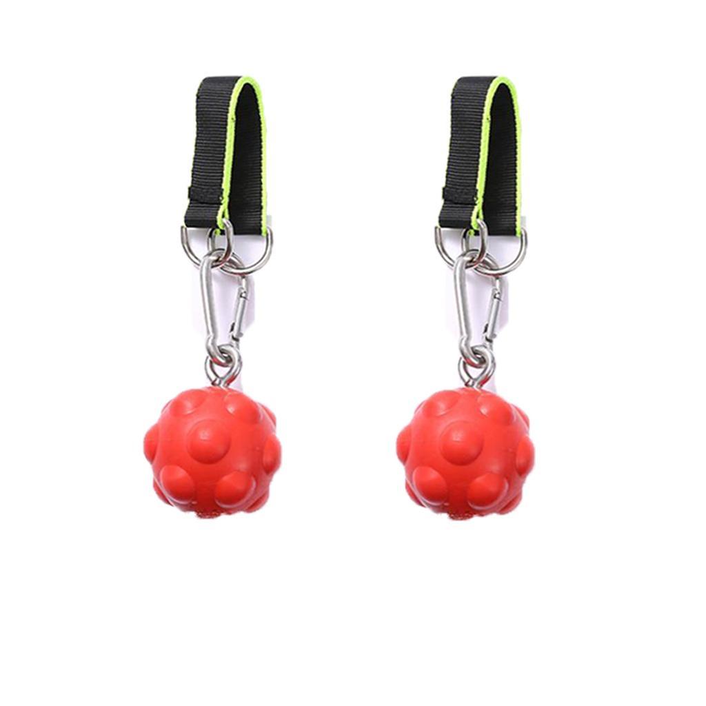 1 Pair Climbing Pull Up Ball Non-slip Grips Hand Grip Strength Exerciser Trainer Arm Back Muscles Training Ball Grip