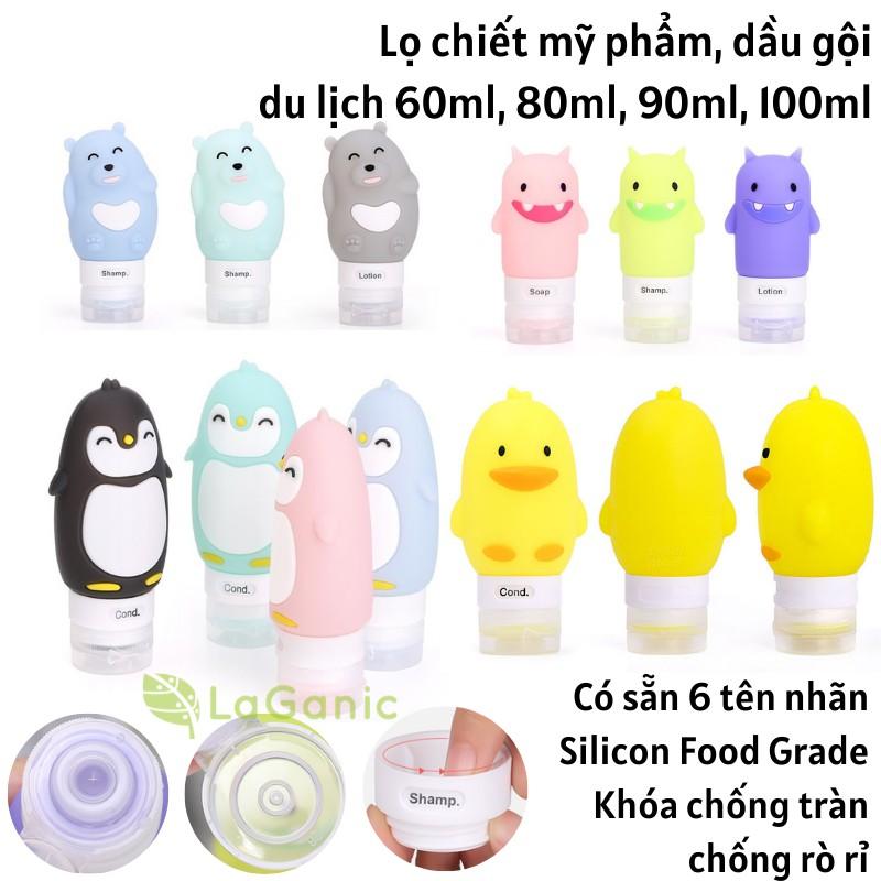 Lọ chiết mỹ phẩm du lịch Silicon