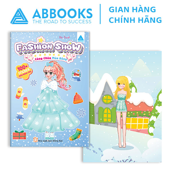 Sticker Bộ 4 Cuốn Siêu Đáng Yêu - Fashion Show Công Chúa - Mùa Đông, Mùa Hạ, Mùa Xuân, Mùa Thu
