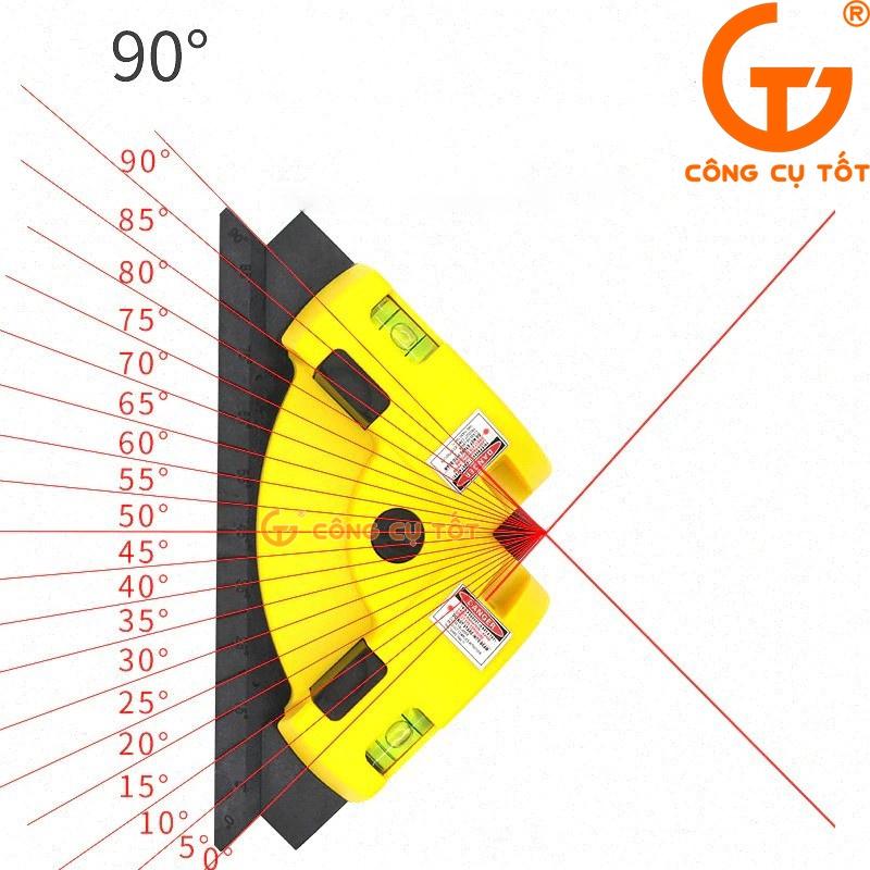 Thước ke góc vuông - máy đo góc vuông laser đỏ có ni vô