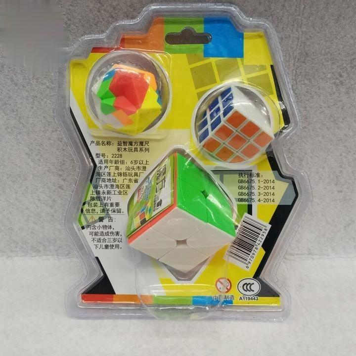 Rubik 2x2 Vỉ 3 Món, Rèn Luyện Trí Não