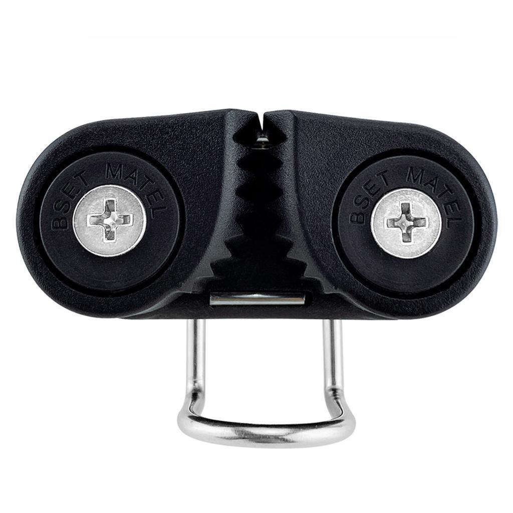 2 Pieces Black Composite Ball Bearing Sailboat Cam Cleat Kayak Anchor Cam Cleat