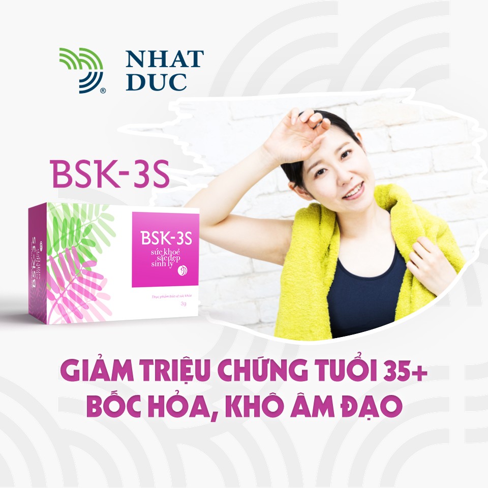 Bột uống BSK-3S - Tăng sinh lý nữ tự nhiên - Không chứa Hormone