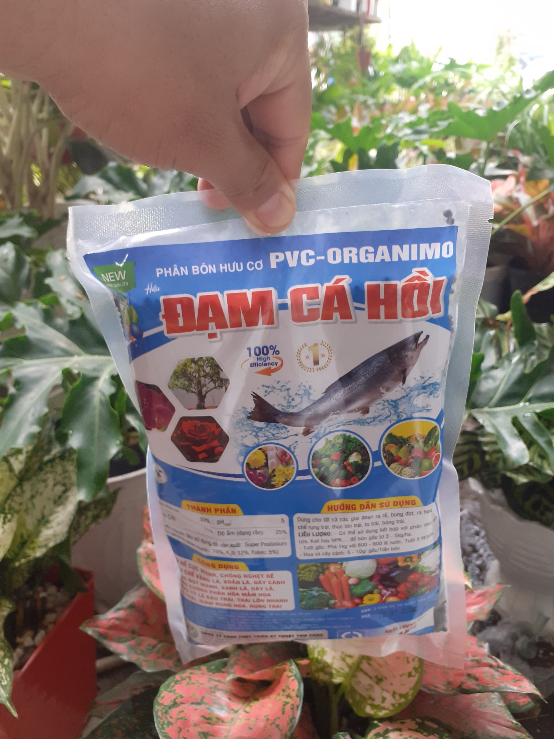 Đạm cá hồi phân bón hữu cơ