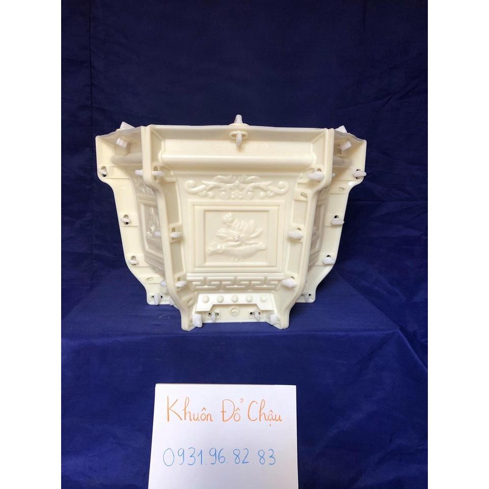 Khuôn đúc chậu lục giác 38cm nhựa ABS có lòng trong