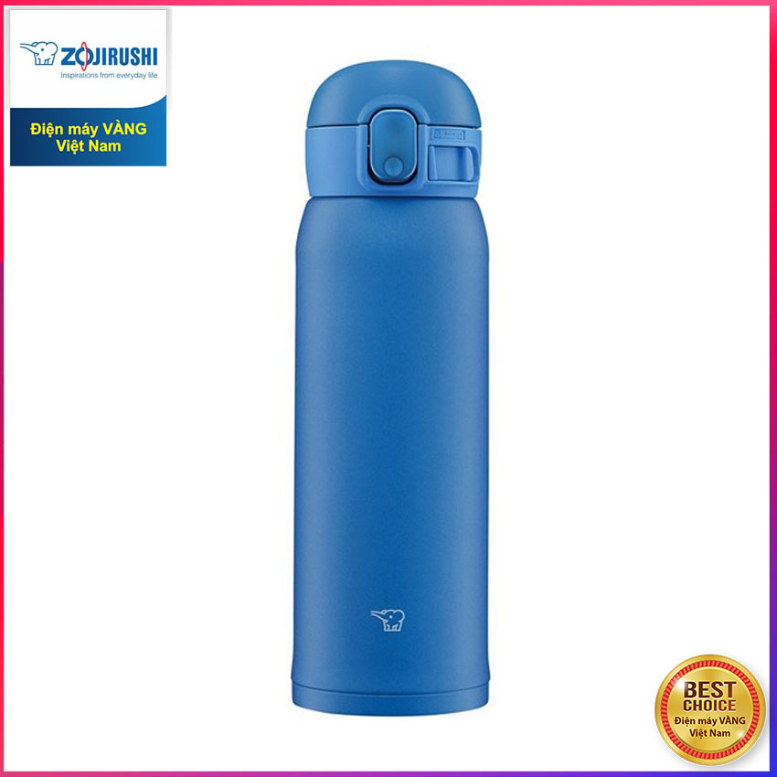 Bình giữ nhiệt Zojirushi SM-WA48-AA, dung tích 0.48L(Màu xanh dương), bảo hành giữ nhiệt 1 năm chính hãng