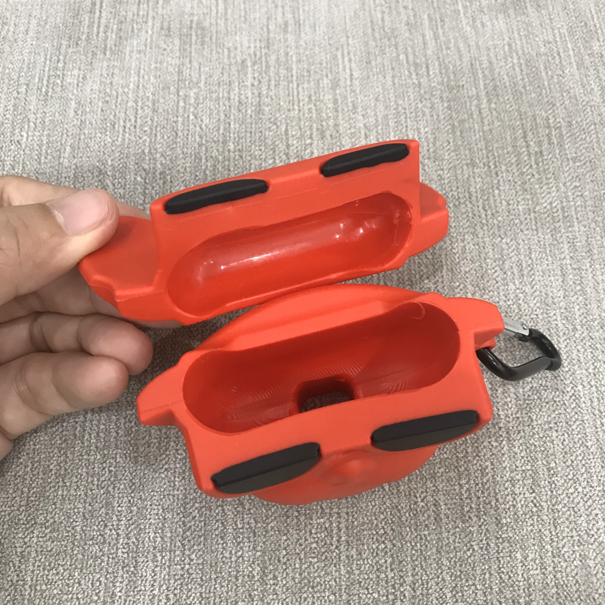 Case Airpods Pro Cao Cấp - Ốp Bảo Vệ Dành Cho Airpods Pro - Pull Dog Đỏ Đeo Kính Đen - Cool Ngầu