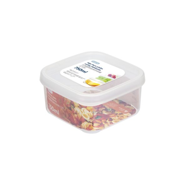 Hộp thực phẩm vuông Hokkaido 750ml - Giao màu ngẫu nhiên