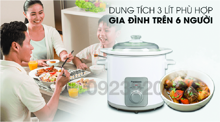 Nồi nấu chậm 3 lít NF-N30ASRA - Hàng chính hãng