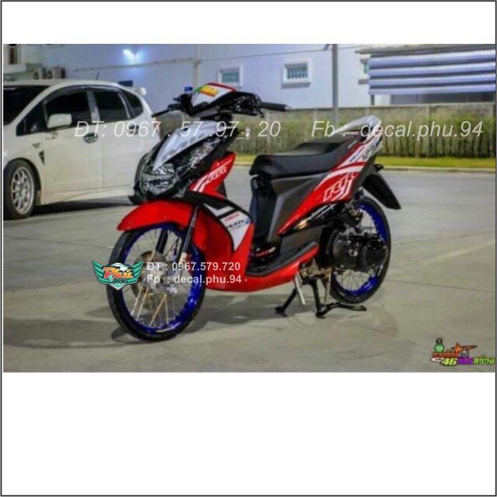 Tem rời Luvias Trắng đỏ đen -1