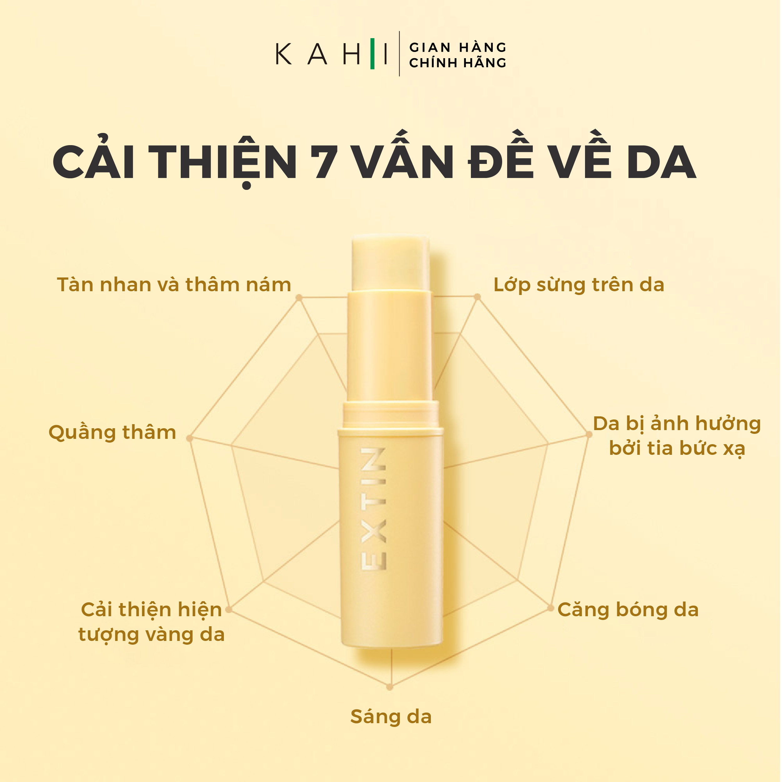 KAHI EXTIN C BALM - Sáp dưỡng sáng da, mờ thâm, chống lão hóa da