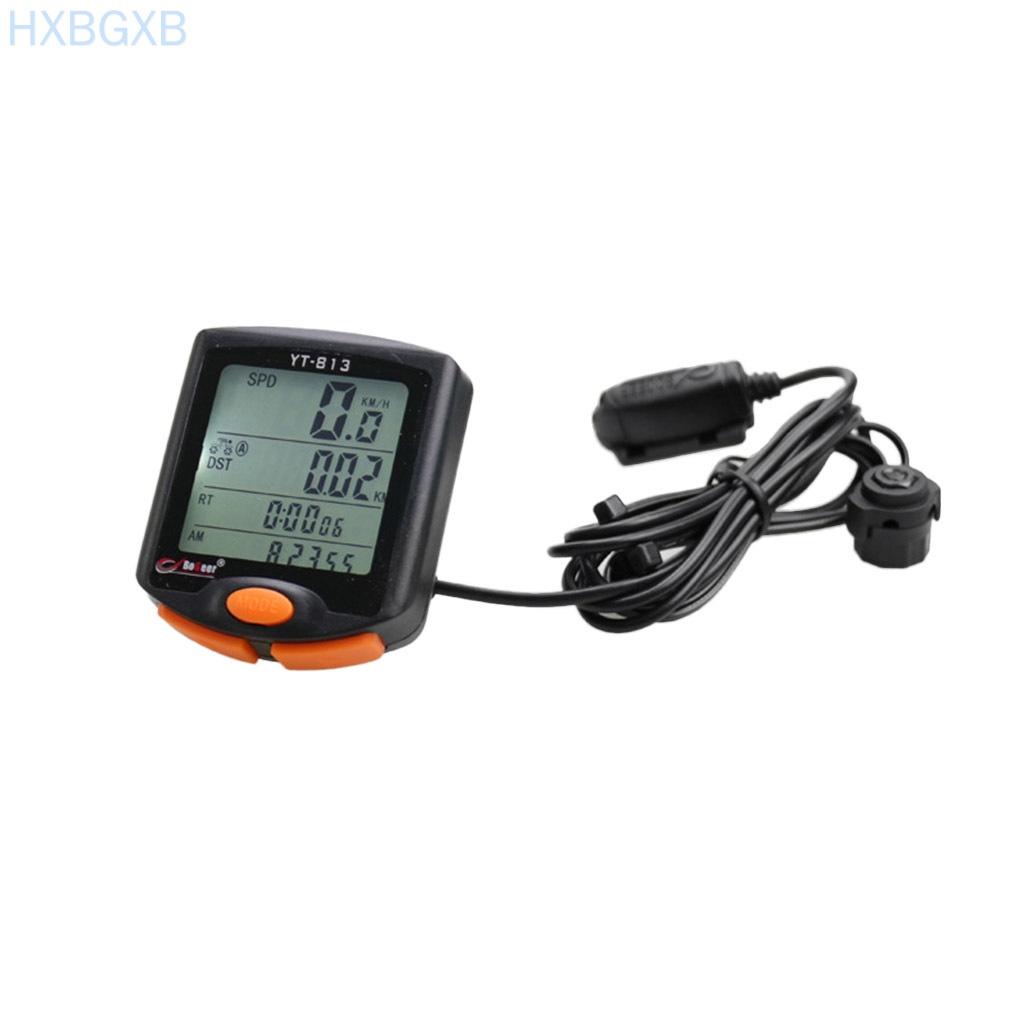 Digital Bike Computer LCD Screen Display Cycling Speedometer Odometer Bicycle Motorcycle Computer