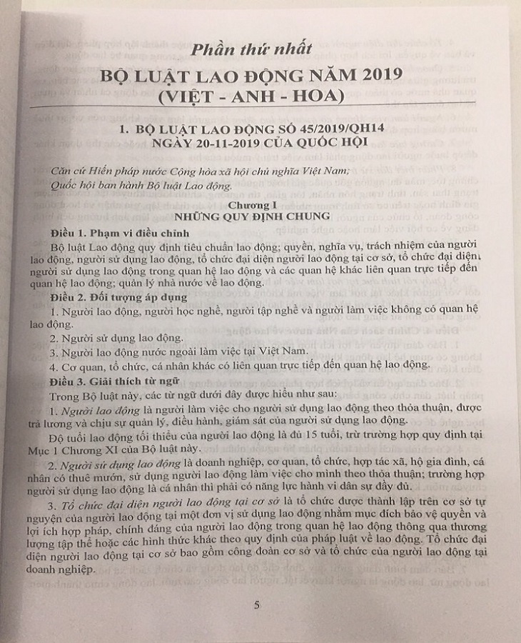 Bộ Luật Lao Động - Labor Code -   Chính Sách Tăng Lương, Hệ Thống Thang Bảng Lương 2020