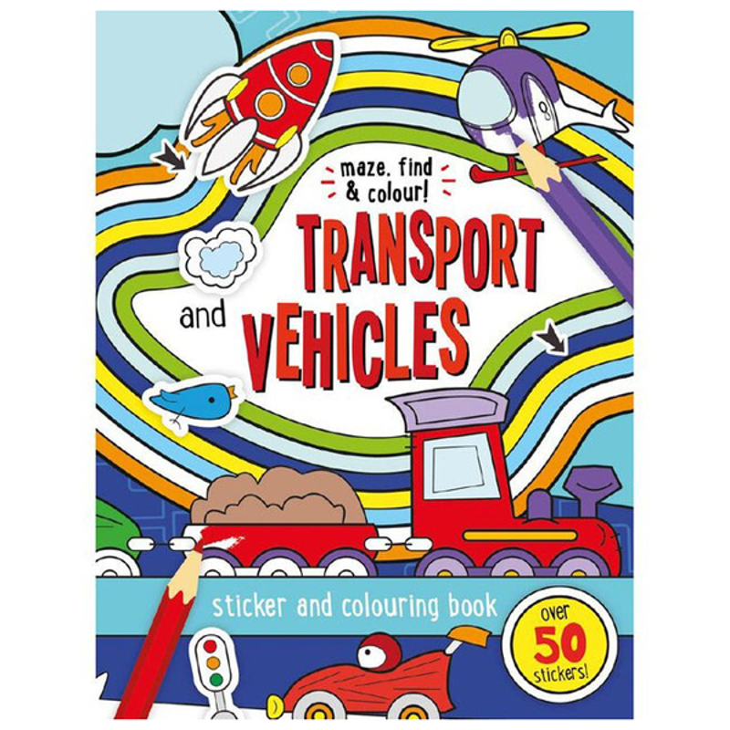 Sách Maze Books - Transport