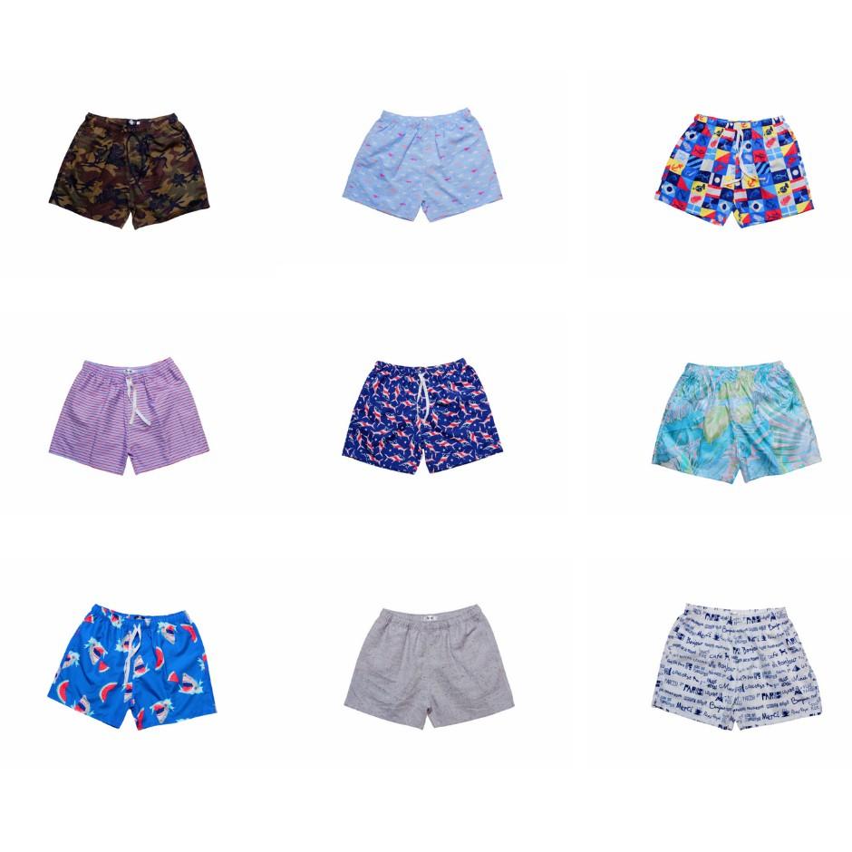 Quần tà lỏn, quần ngắn đủ màu sắc chất liệu cotton mix kate lưng thun Hàng Gia Công Hung Tubes