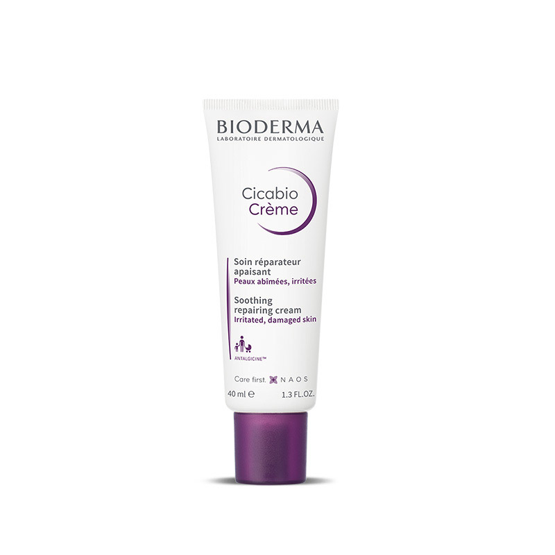 Kem dưỡng làm dịu, giảm kích ứng và phục hồi nhanh cho da tổn thương Bioderma Cicabio Crème - 40ml
