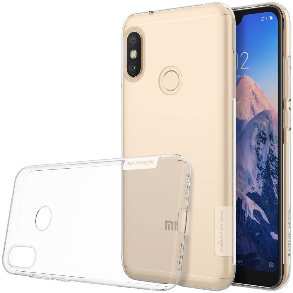 Ốp lưng dẻo trong suốt chính hãng Nillkin Nature cho Xiaomi Redmi 6 Pro