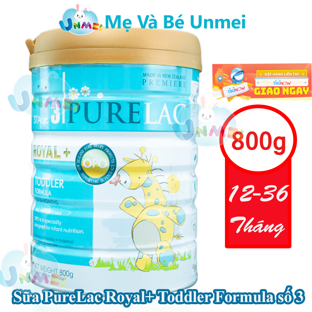 Sữa bột PURELAC 3 800g nhập khẩu New Zealand