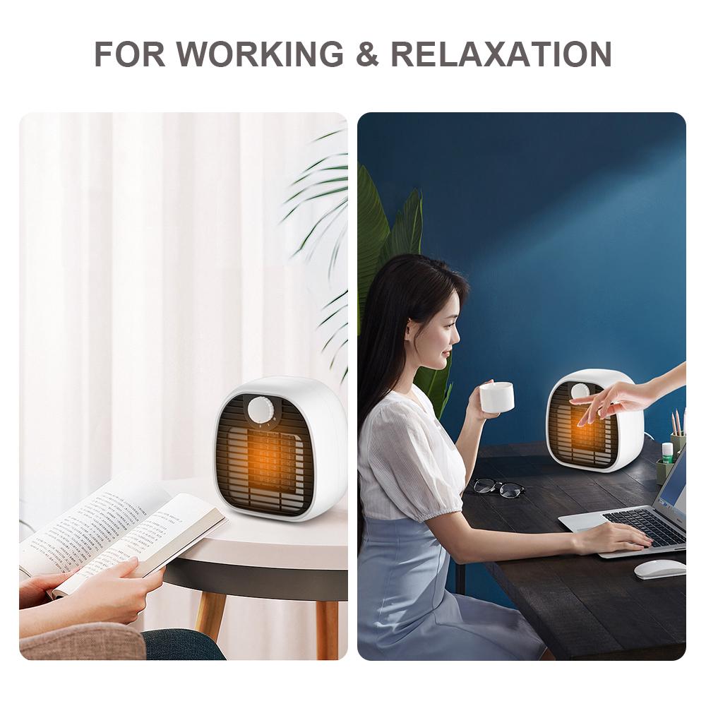 Máy Sưởi Không Gian Di Động Hiệu Quả 1000W Bằng Gốm Ptc