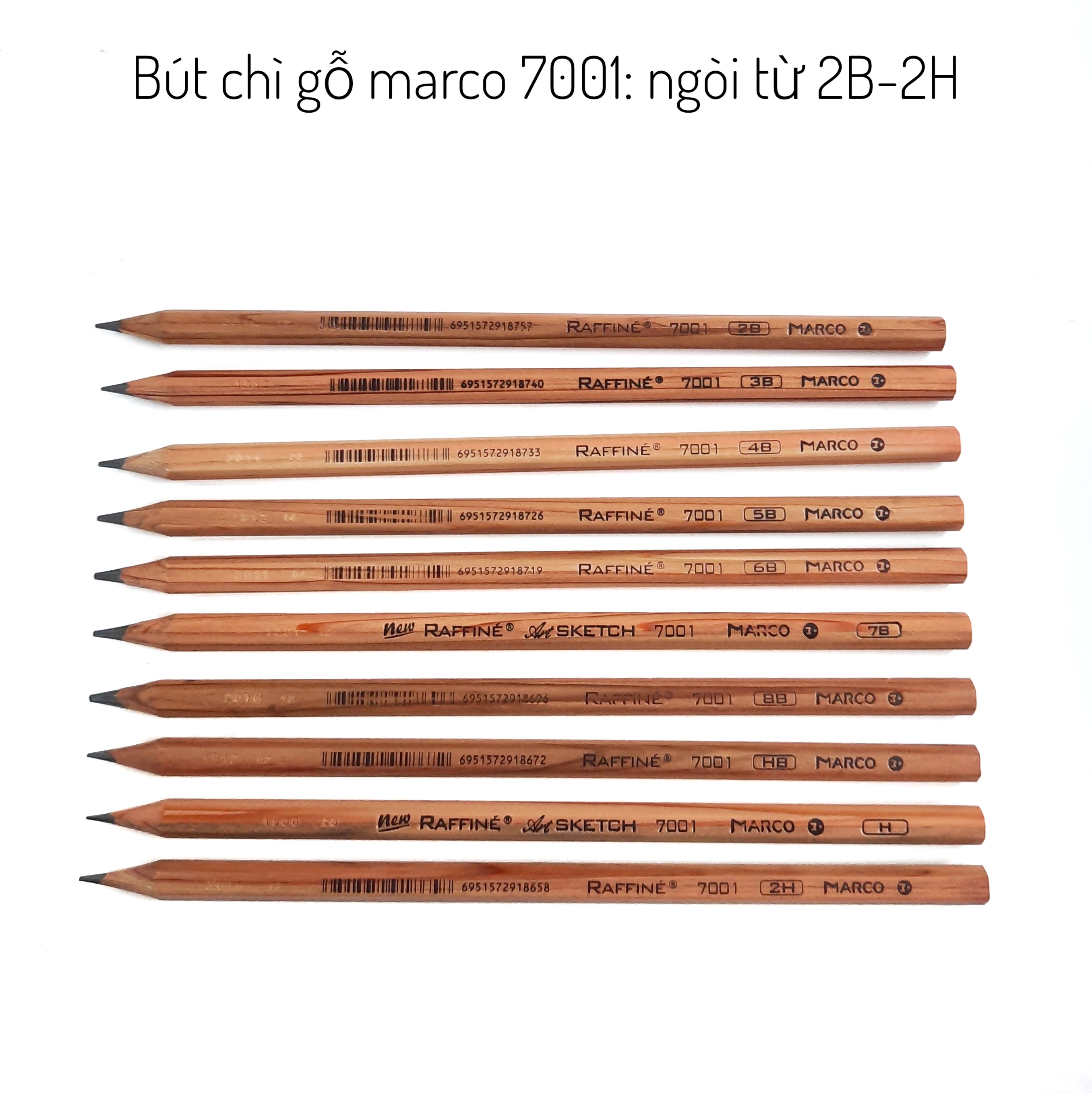 Bút chì gỗ marco 7001