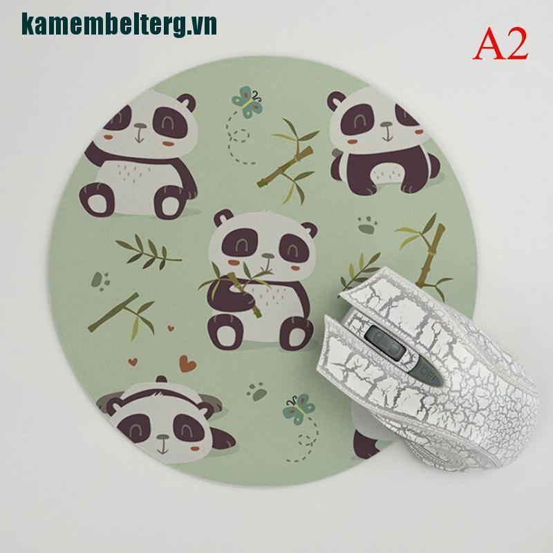 1 Miếng Lót Chuột Hình Gấu Trúc Dễ Thương Kích Thước 22x22x0.3cm
