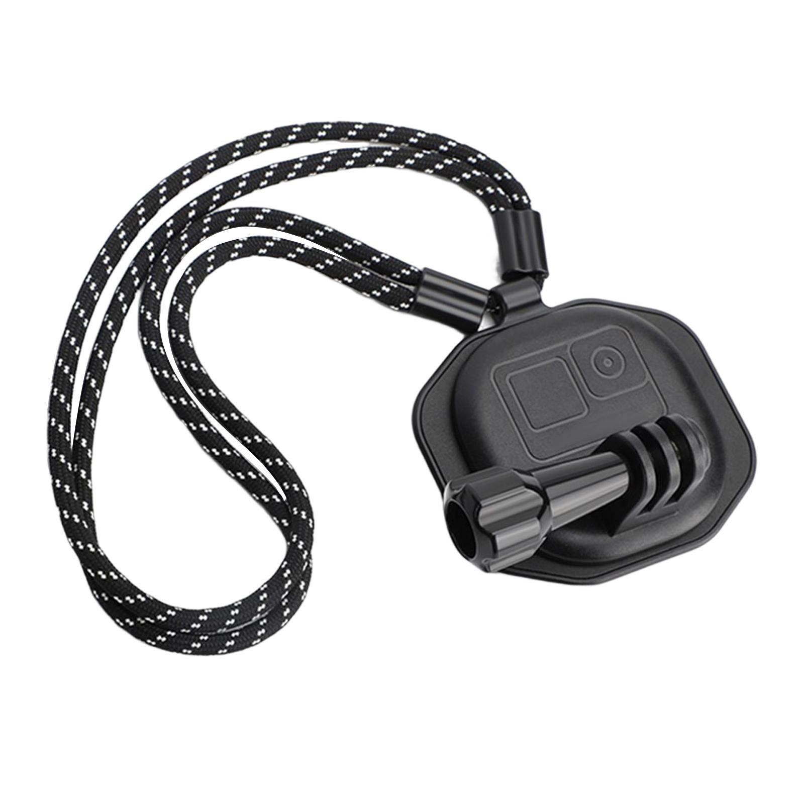 POV Neck Selfie Holder with Adjustable Lanyard for Sports Camera