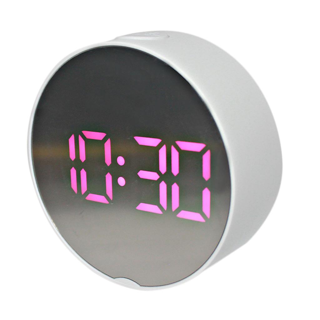 2x LED Alarm Clock Multi-function Easy To Read Electronic For Bedroom Office
