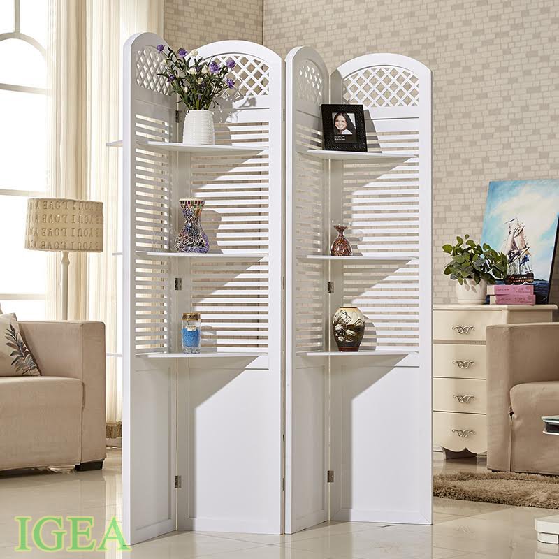 Bình Phong Sọc Ngang 2 Cánh Có Kệ