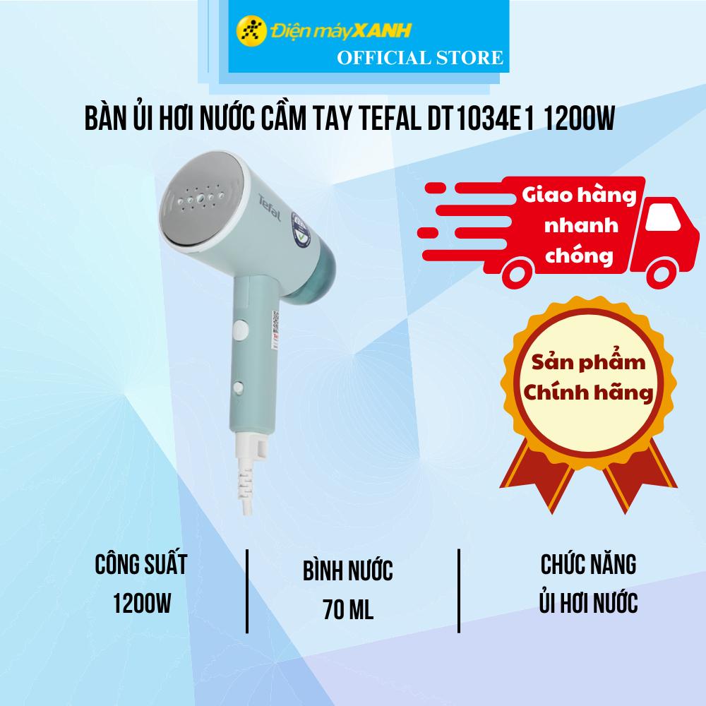 Bàn ủi hơi nước cầm tay Tefal DT1034E1 1200W - Hàng Chính Hãng