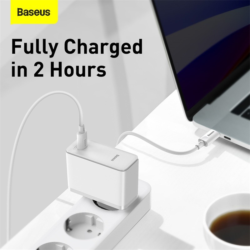 Bộ sạc siêu nhanh Baseus GaN2 Fast Charger 1C 100W (GaN2 Technology, QC5.0/QC4.0/PD3.0/ PPS Multi Quick Charge Protocol Support) - Hàng chính hãng