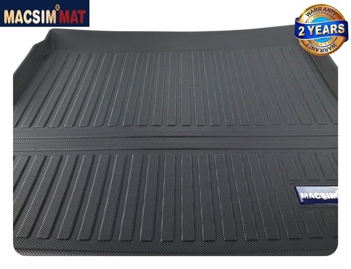Thảm lót cốp xe ô tô Subaru Outback 2015-2017 nhãn hiệu Macsim chất liệu TPV cao cấp màu đen(185)