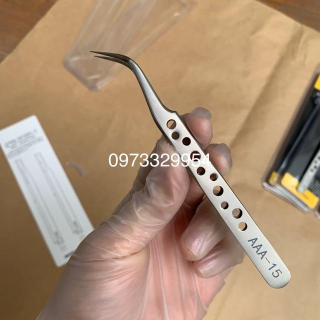Nhíp lỗ gắp classic, nhíp tách nối mi cao cấp Tweezers lỗ