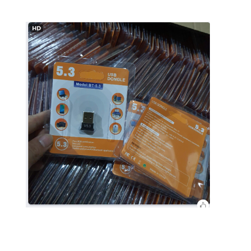 (Hàng chính hãng)USB Bluetooth Dongle Bluetooth 5.3 – Bộ thu phát BT không dây cho PC, Laptop