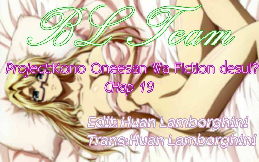 kono oneesan wa fliction desu!? chapter 19 1