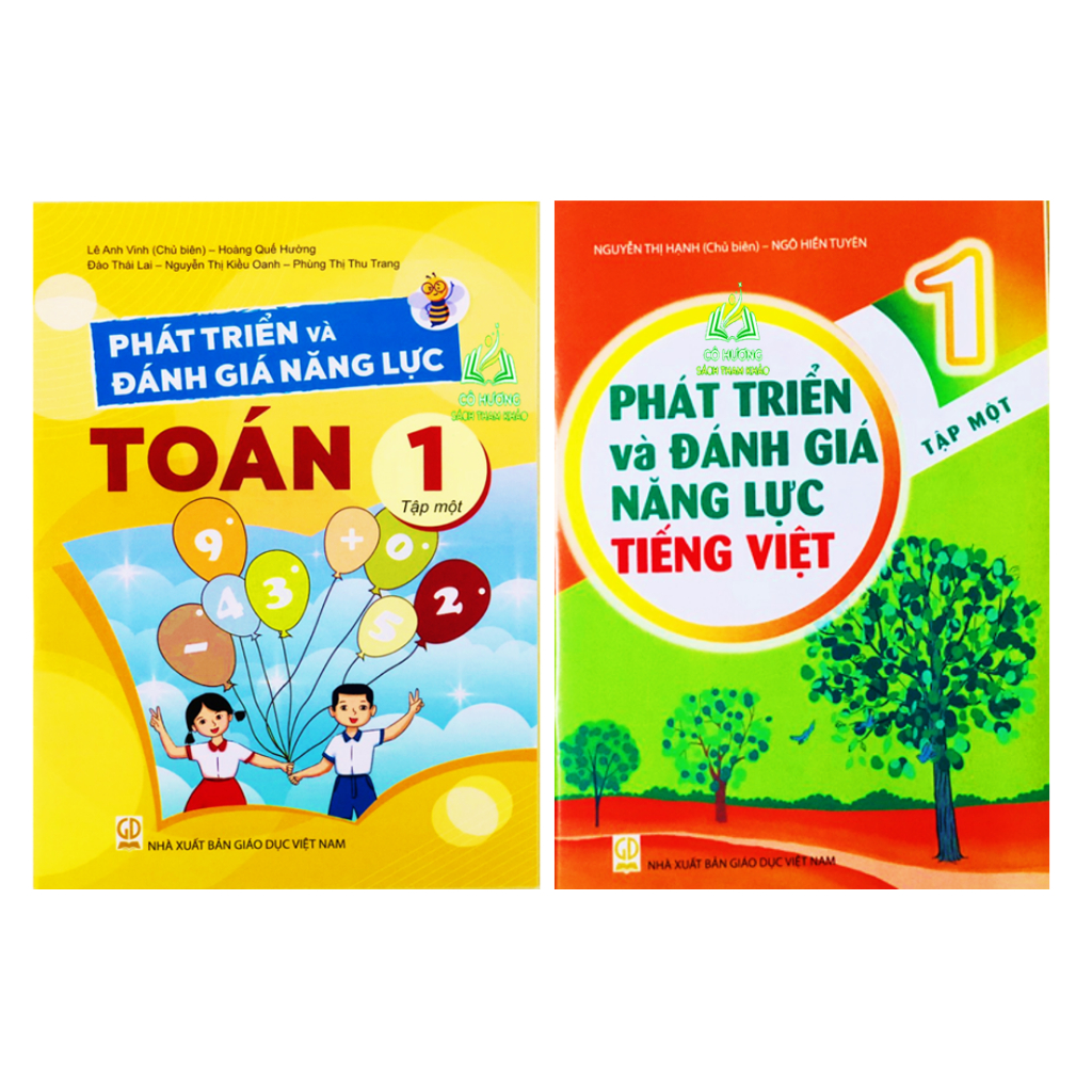 Sách - Combo phát triển và đánh giá năng lực tiếng việt 1 - tập 1+2