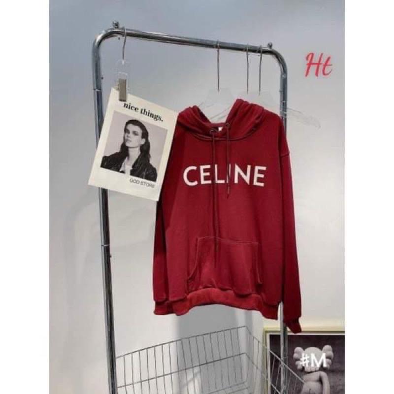 Áo hoodie Cotton đỏ CELi H2A