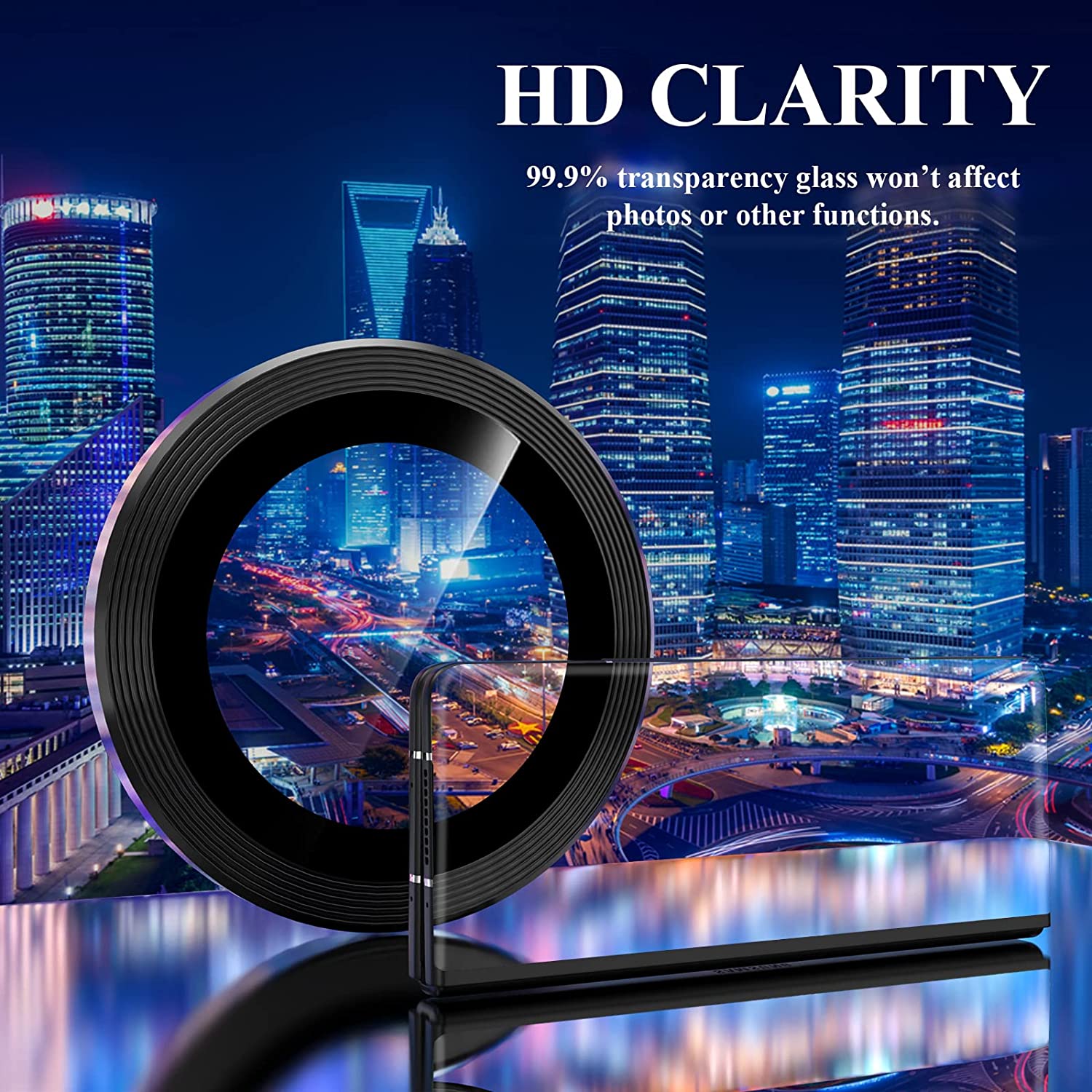 Bộ miếng dán kính cường lực bảo vệ Camera cho Samsung Galaxy Z Fold 4 hiệu HOTCASE Kuzoom Protective Lens mang lại khả năng chụp hình sắc nét full HD - hàng nhập khẩu