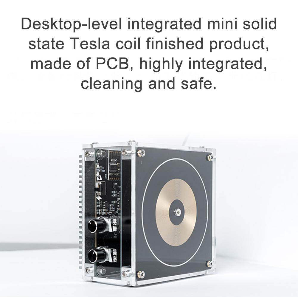 Multifunctional Electronics Audio Music Tesla Coil Module Plasma Speaker Sound Solid Science Experimental Toy with BT