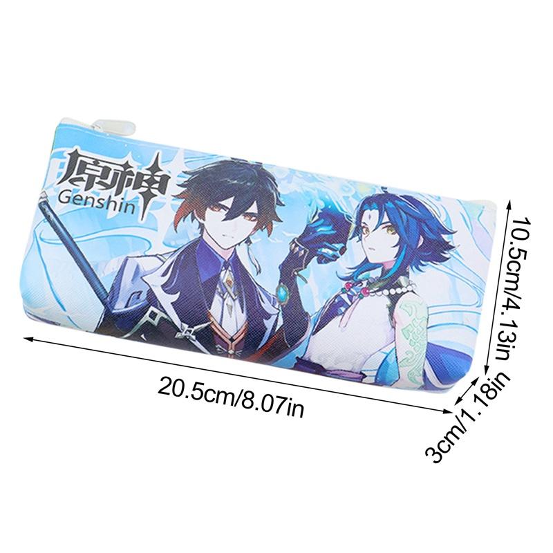 Túi Đựng Bút Chì Vải Canvas Sức Chứa Lớn Tiện Lợi Dành Cho Học Sinh