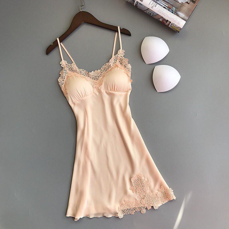 Đầm ngủ lụa mát hàng cao cấp 01