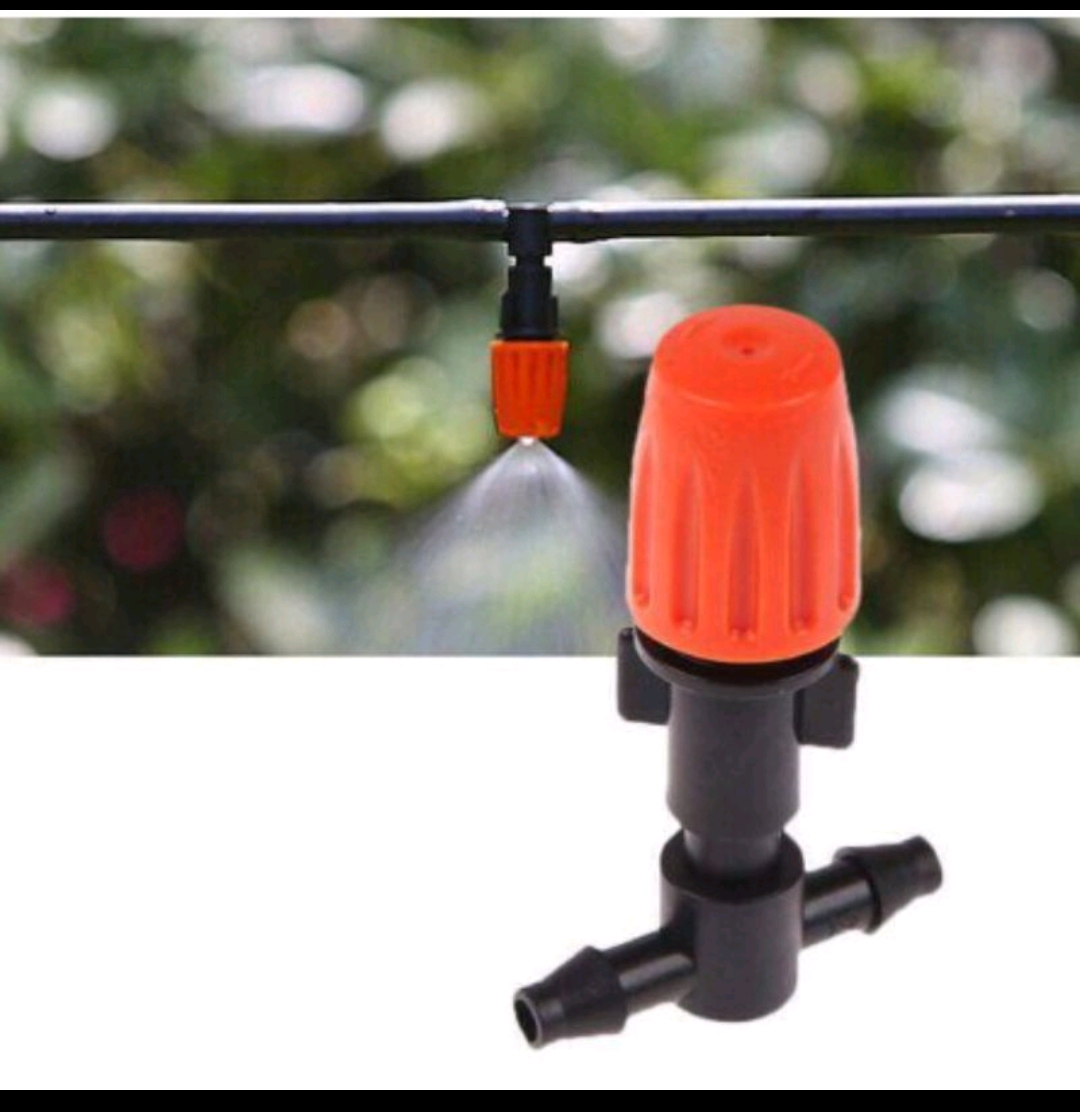Com bom 10 Béc cam đơn gắn T6 và T8  tưới lan, tưới cây