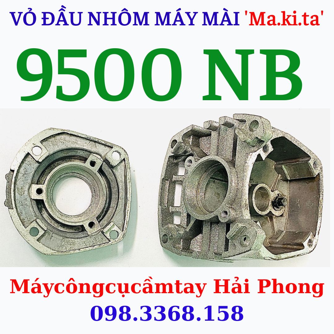 Vỏ đầu nhôm máy mài dùng cho 'Ma.ki.ta' mod. 9500 NB , 'DCA' mod. ASM02-100A , 'DongCheng' mod. DSM02-100A