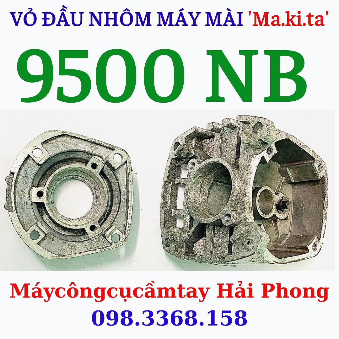 Vỏ đầu nhôm máy mài dùng cho 'Ma.ki.ta' mod. 9500 NB , 'DCA'  mod. ASM02-100A , 'DongCheng' mod. DSM02-100A