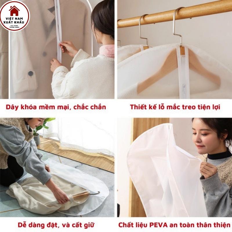 Túi Bọc Quần Áo Treo Tủ Chống Bụi Chống Thấm Đủ Size