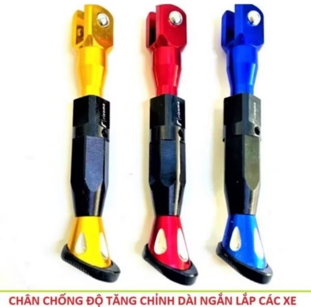 1 CÁI CHÂN CHỐNG TĂNG CHỈNH DÀI NGẮN TRÒN TRANG TRÍ XE MÁY XE ĐIỆN CỰC ĐẸP GIAO MÀU NGẪU NHIÊN