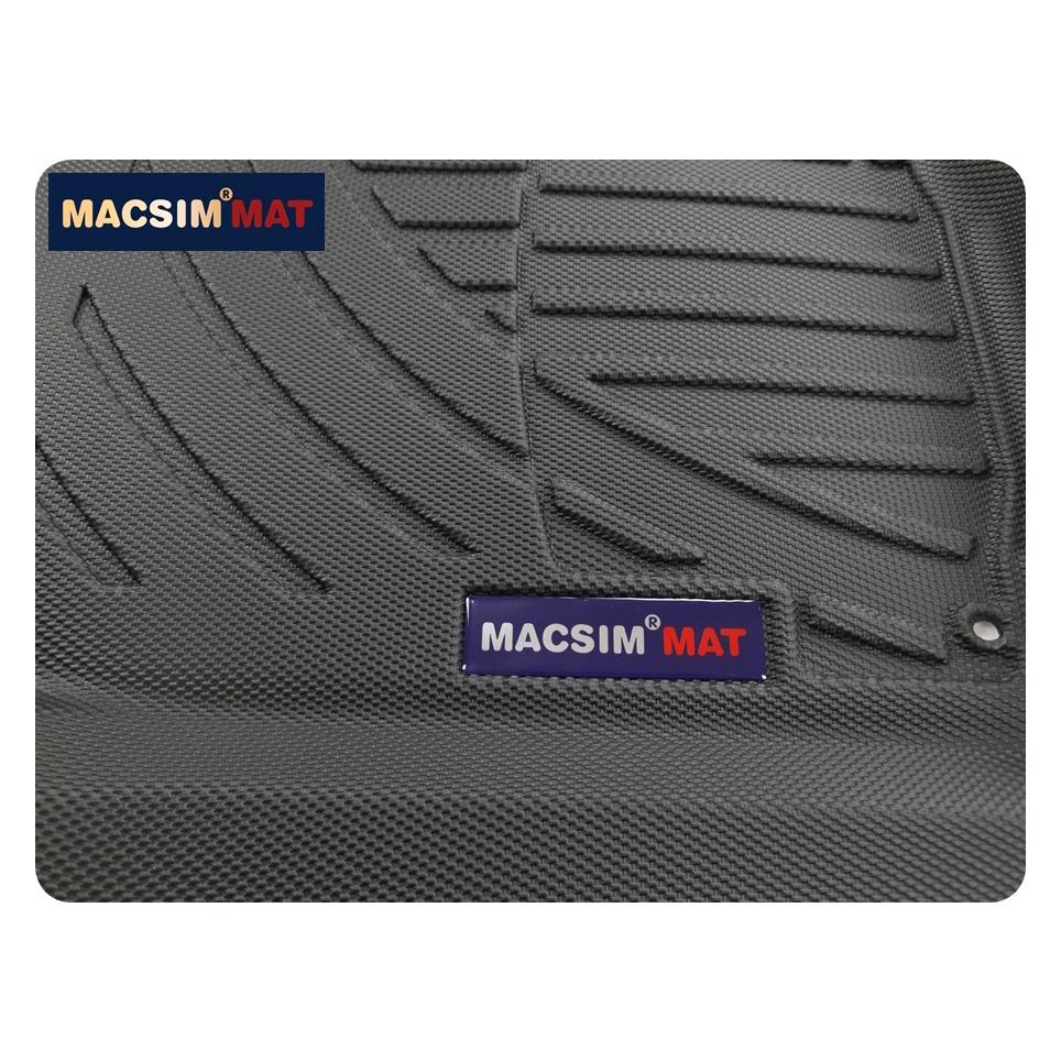 Thảm lót sàn xe ô tô Mitsubishi Pajero Sport 2019 - nay Nhãn hiệu Macsim chất liệu nhựa TPV cao cấp dành cho xe bản 1 cầu
