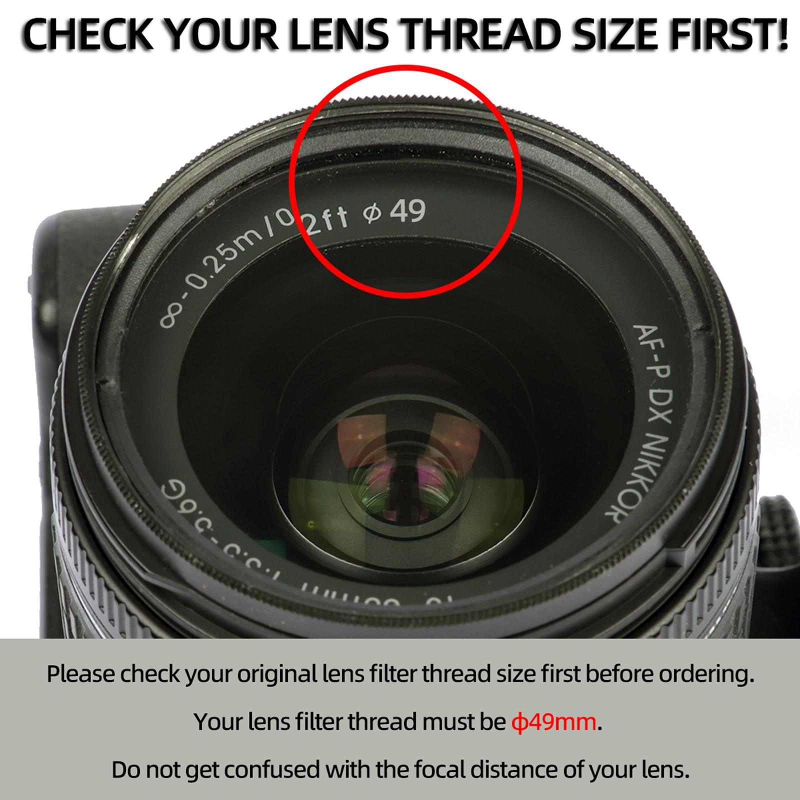 0.43x  Wide Angle Lens with  Portion for Camera Photography